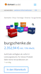 Mobile Screenshot of burgschenke.de